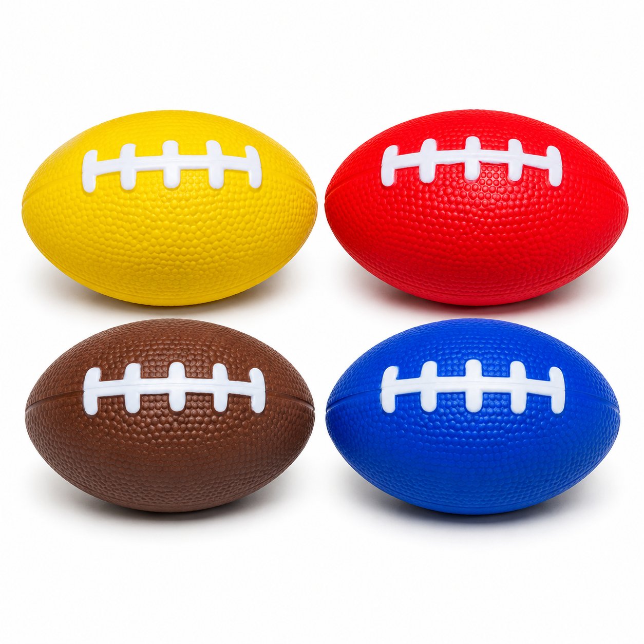 Rugby Exercise Ball Squishy Stress Relief ( 1 Pes ) - Multicolor