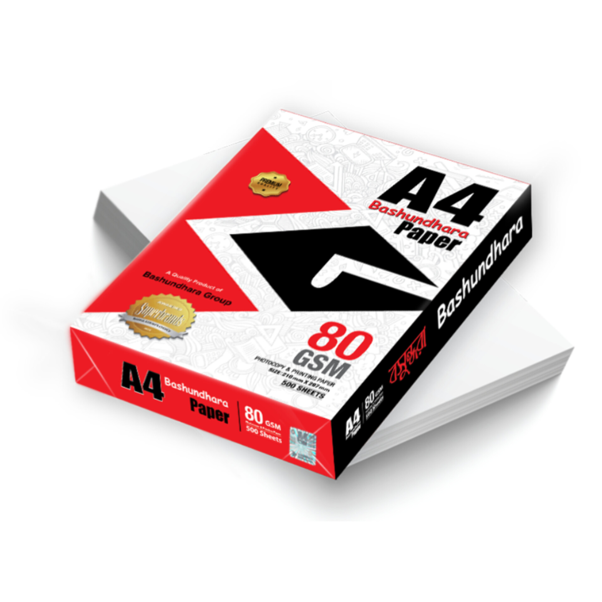 Bashundhara A4 Paper 80 GSM 1 Ream