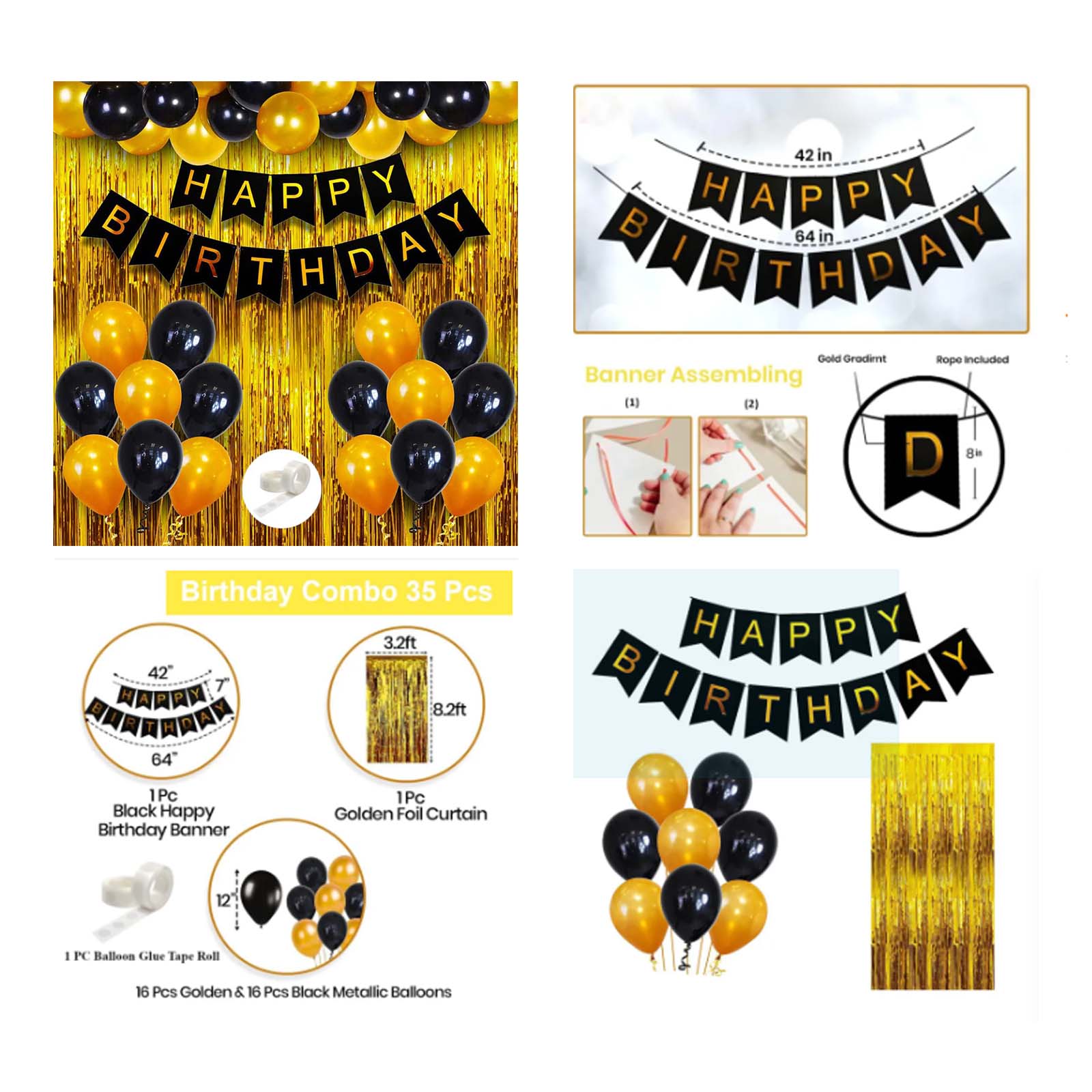 Happy Birthday Combo Full Set