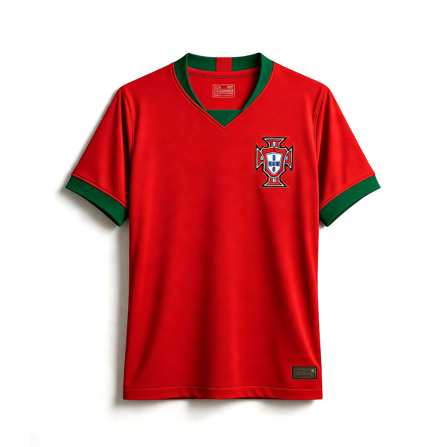 Portugal Football Team Home Jersey