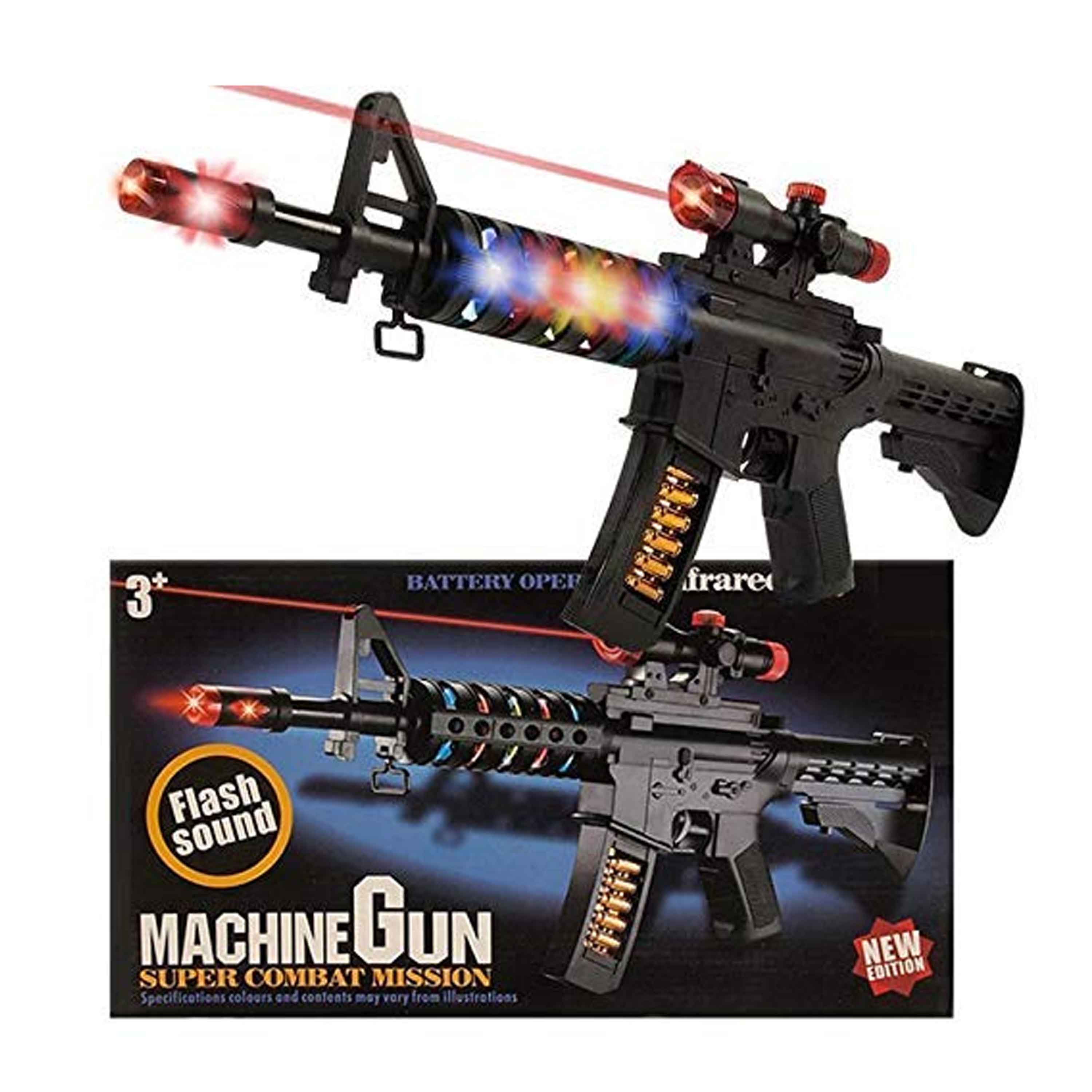 PUBG Free Fire Gun Toy with Vibration and Laser Projection AK47 M4 Toy Gun for Boys