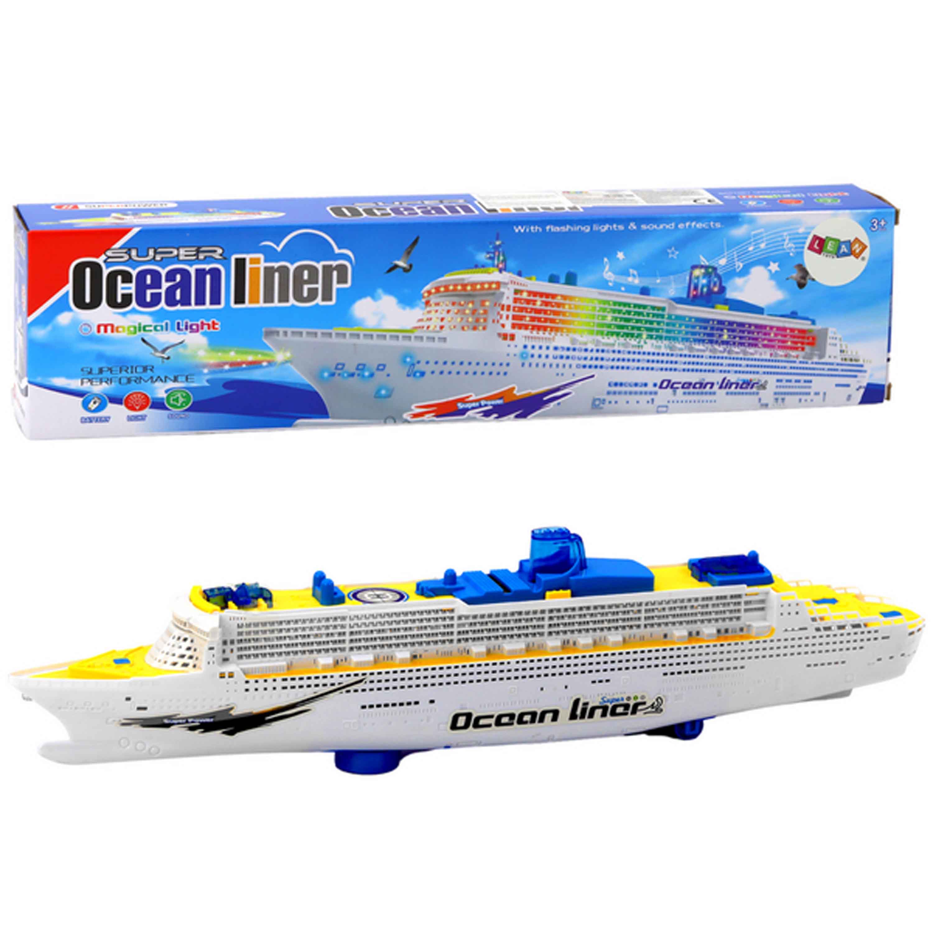 Super Ocean Liner BIg Cruise Ship Toy With Music And Light