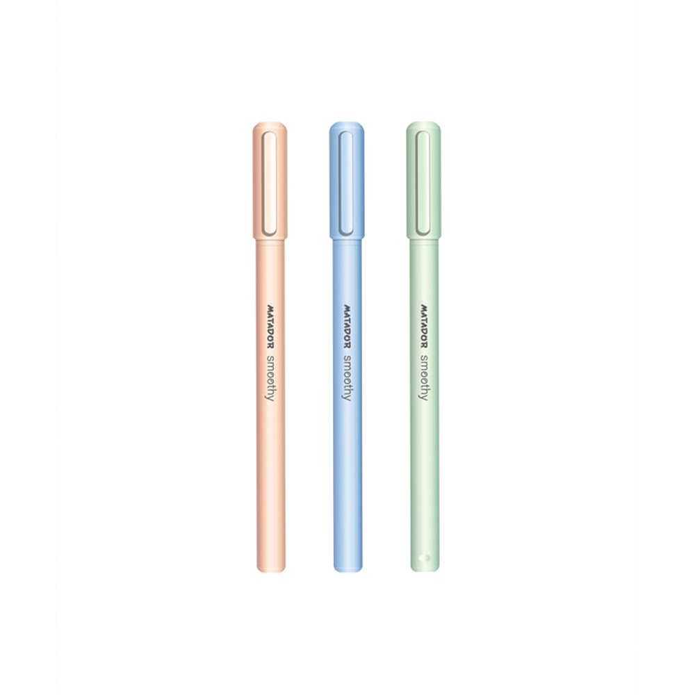 Matador Smoothy Ball Pen 6 Pcs 1 Pack