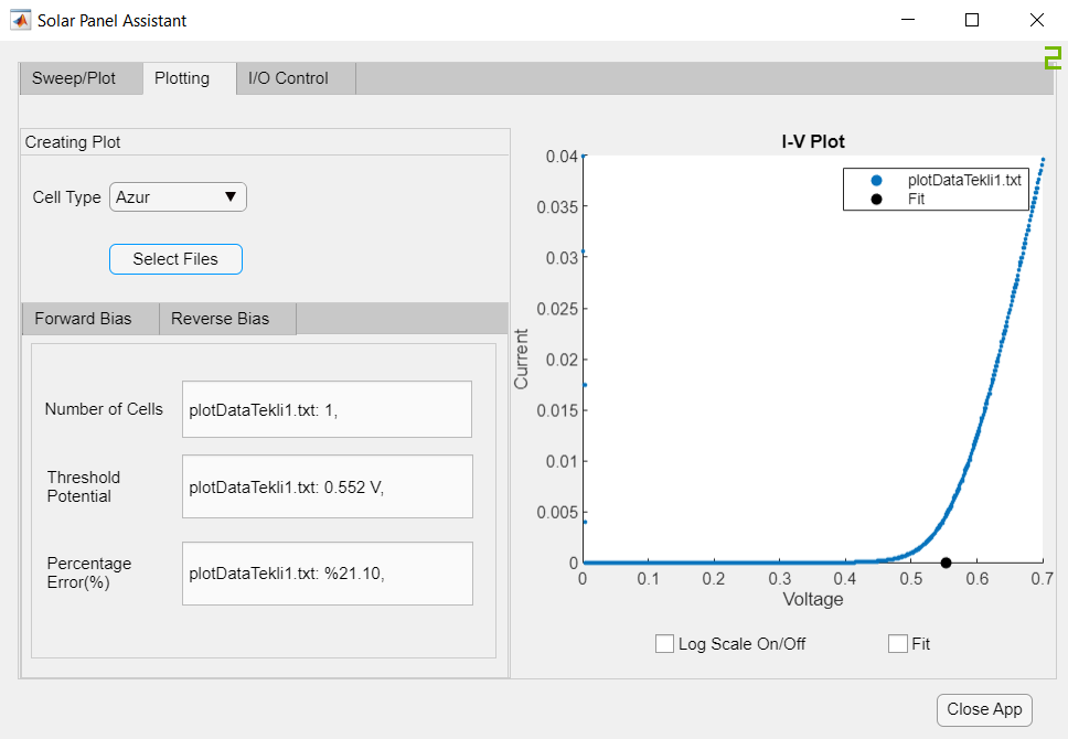 Solar-Cell-Assistant Screenshot