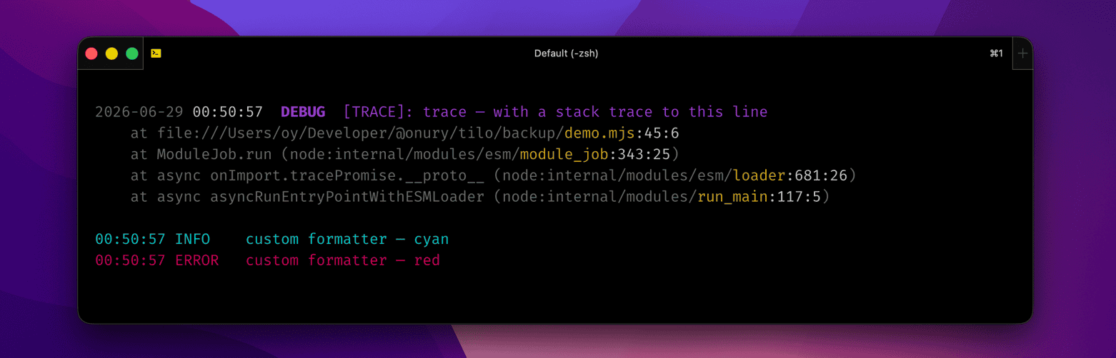 tilo cleanStack — before & after