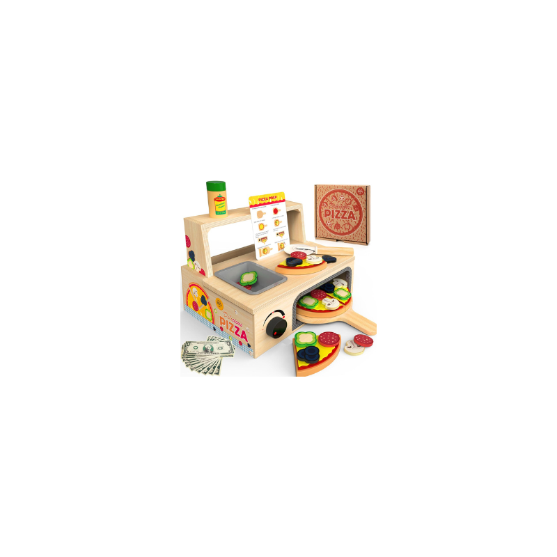 Wooden Pizza Toy