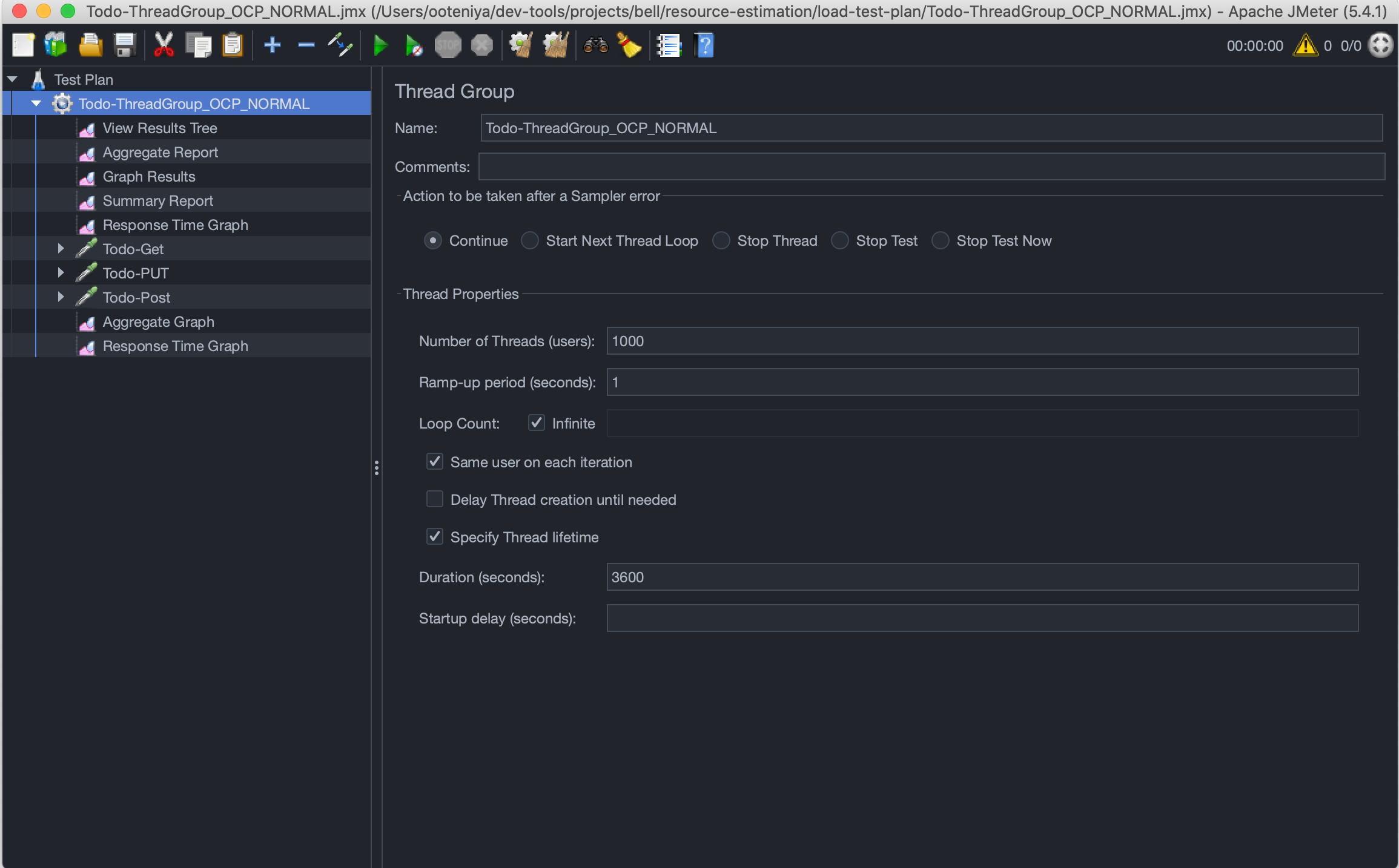 Normal Load Test Script