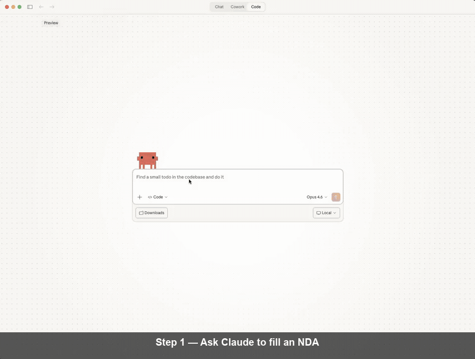 Fill a Mutual NDA in Claude Code — prompt, answer questions, get a signed-ready DOCX