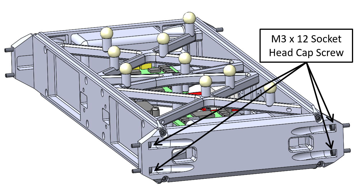 *Fasteners Body Structure - use the same fasteners on the opposite side