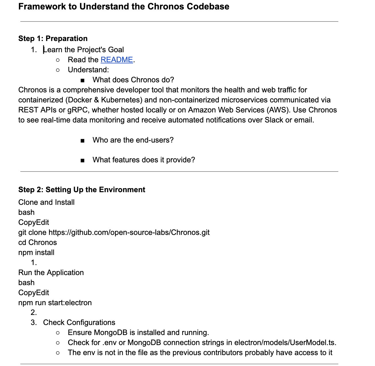 ChroNotes screenshot