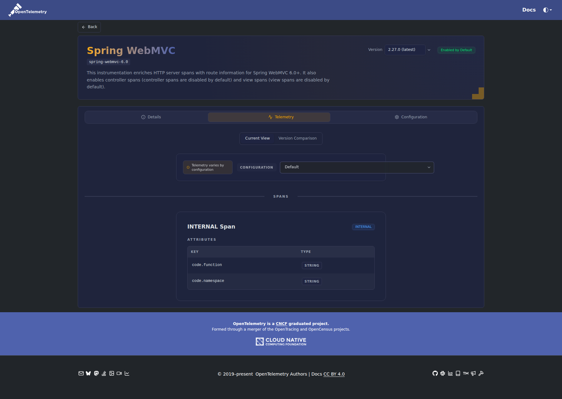 detail-telemetry desktop dark