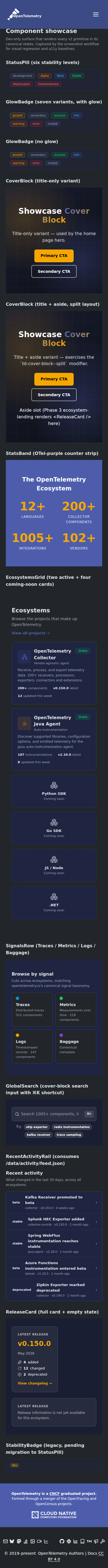 dev-components mobile dark