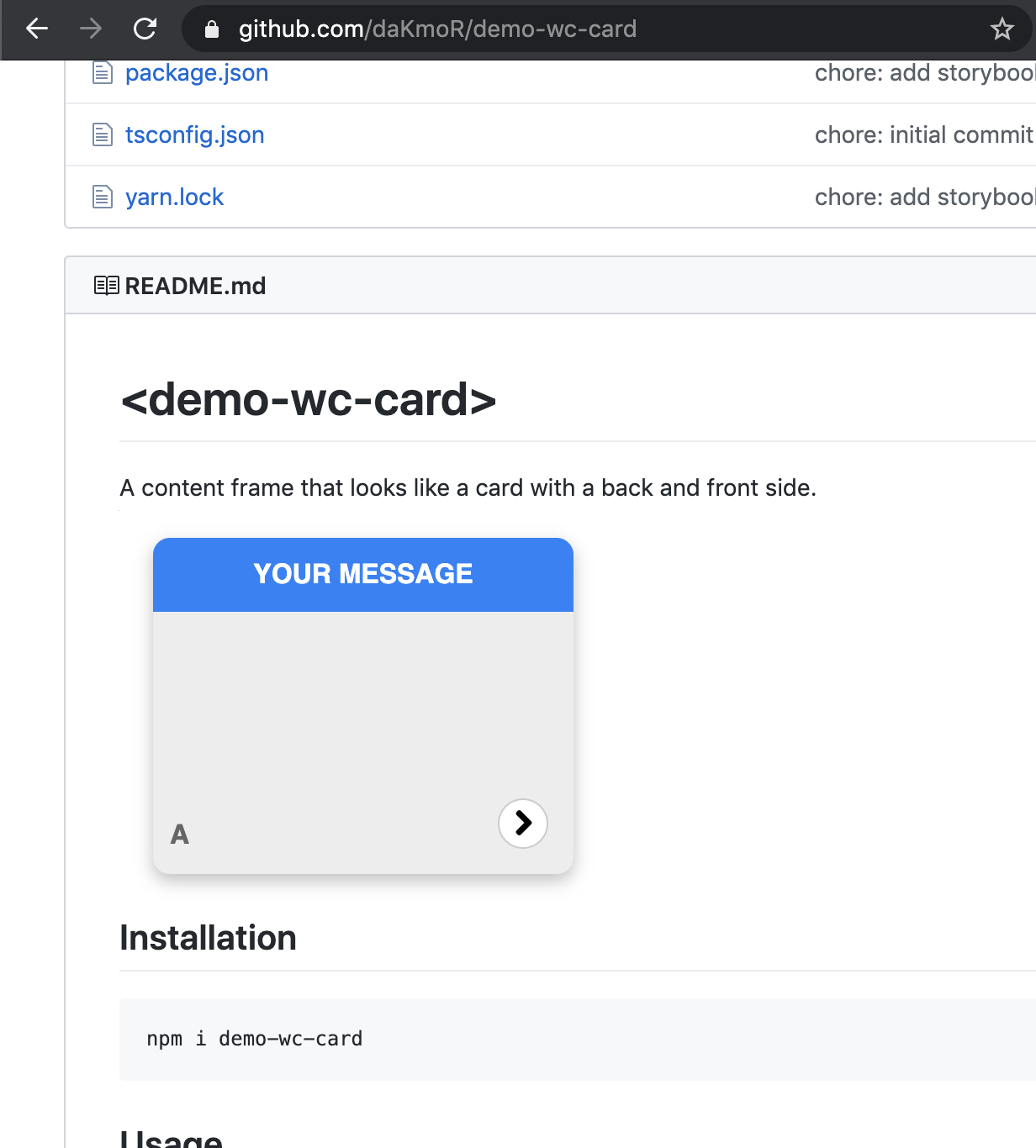github screenshot