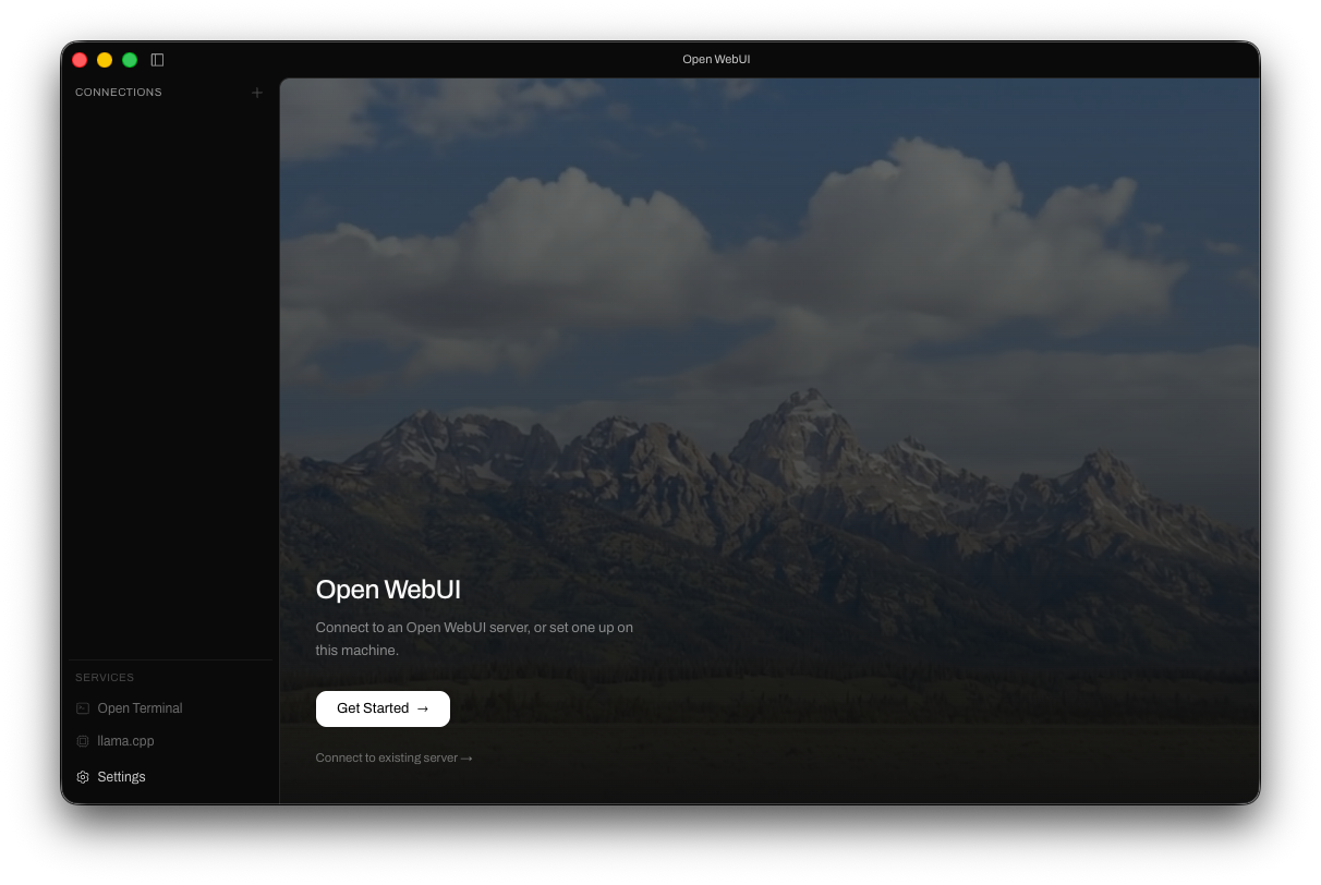Open WebUI screenshot