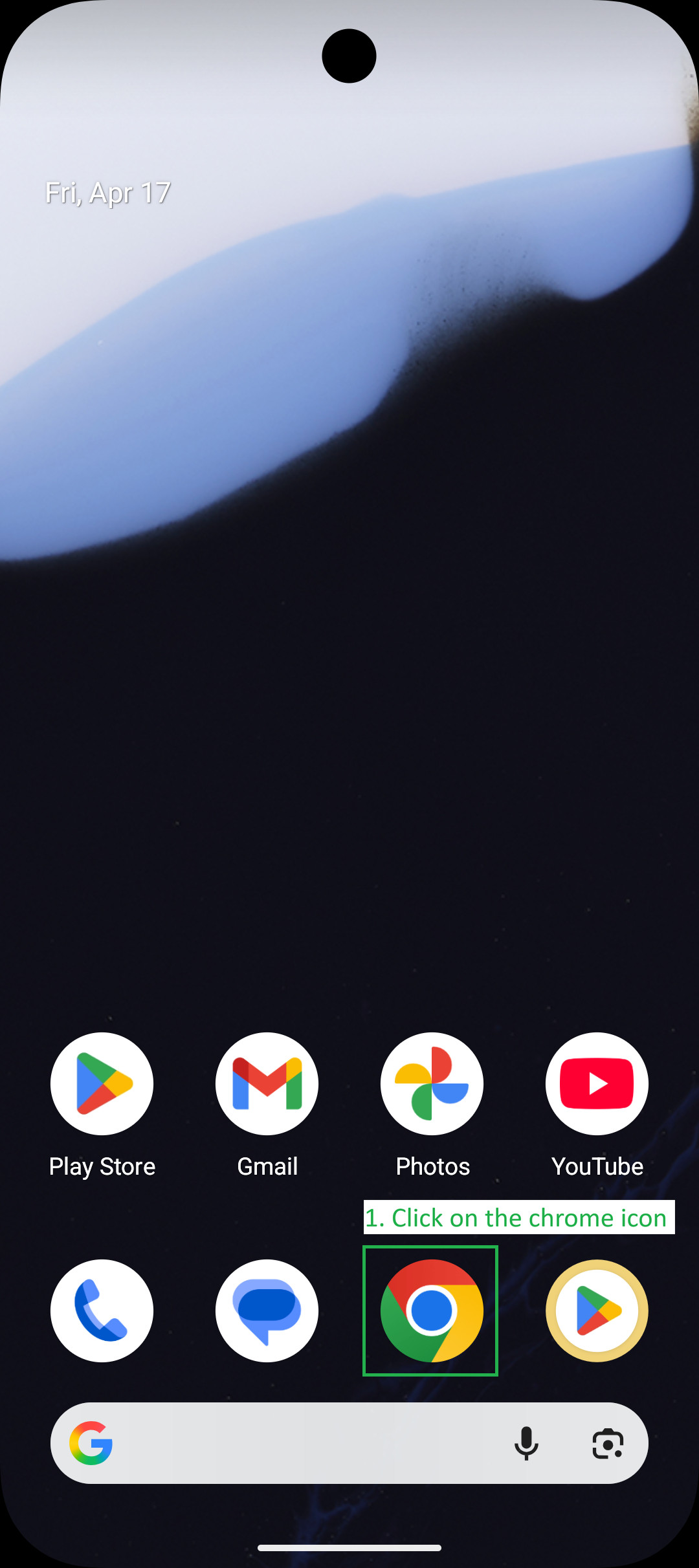 Home Screen