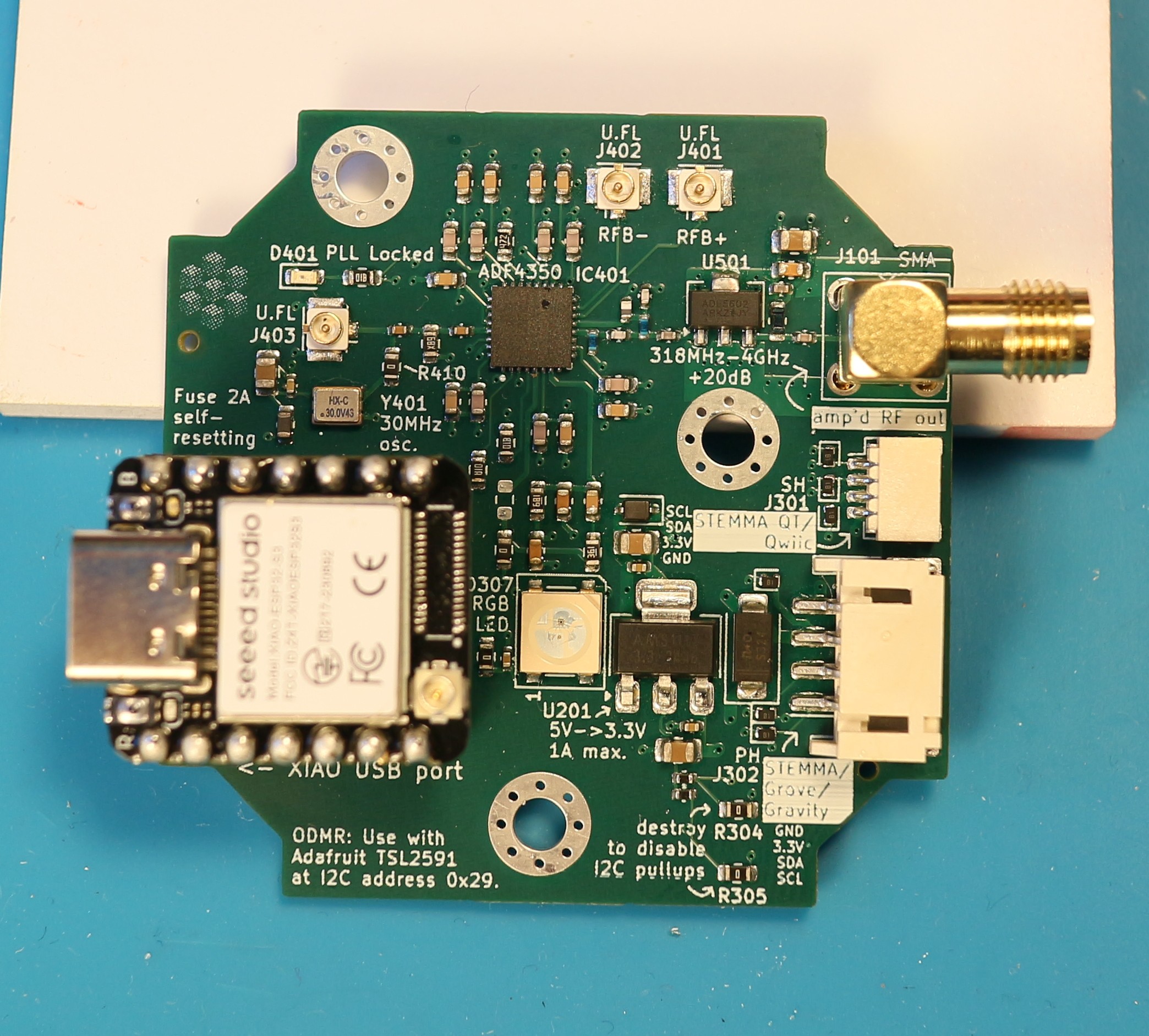QuantumMiniLabs ODMR::ADF Board, from the project README