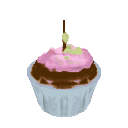 a birthday cupcake