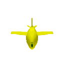 an airplane that looks like a banana