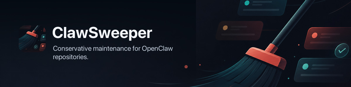 ClawSweeper banner