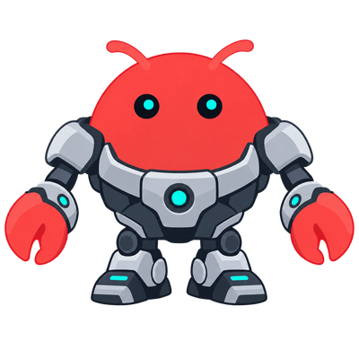 OpenClaw in a mech suit, the OpenClaw Enterprise mascot