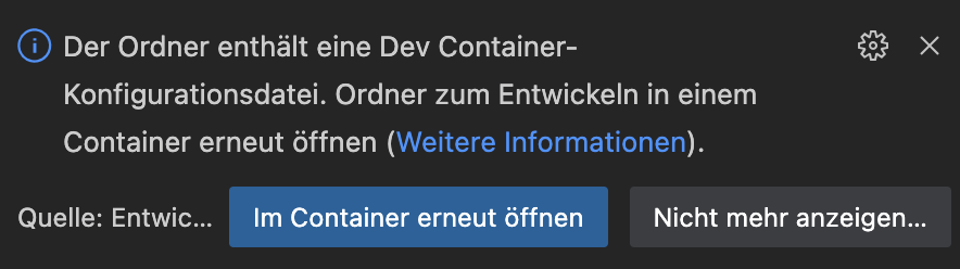 Open in Container