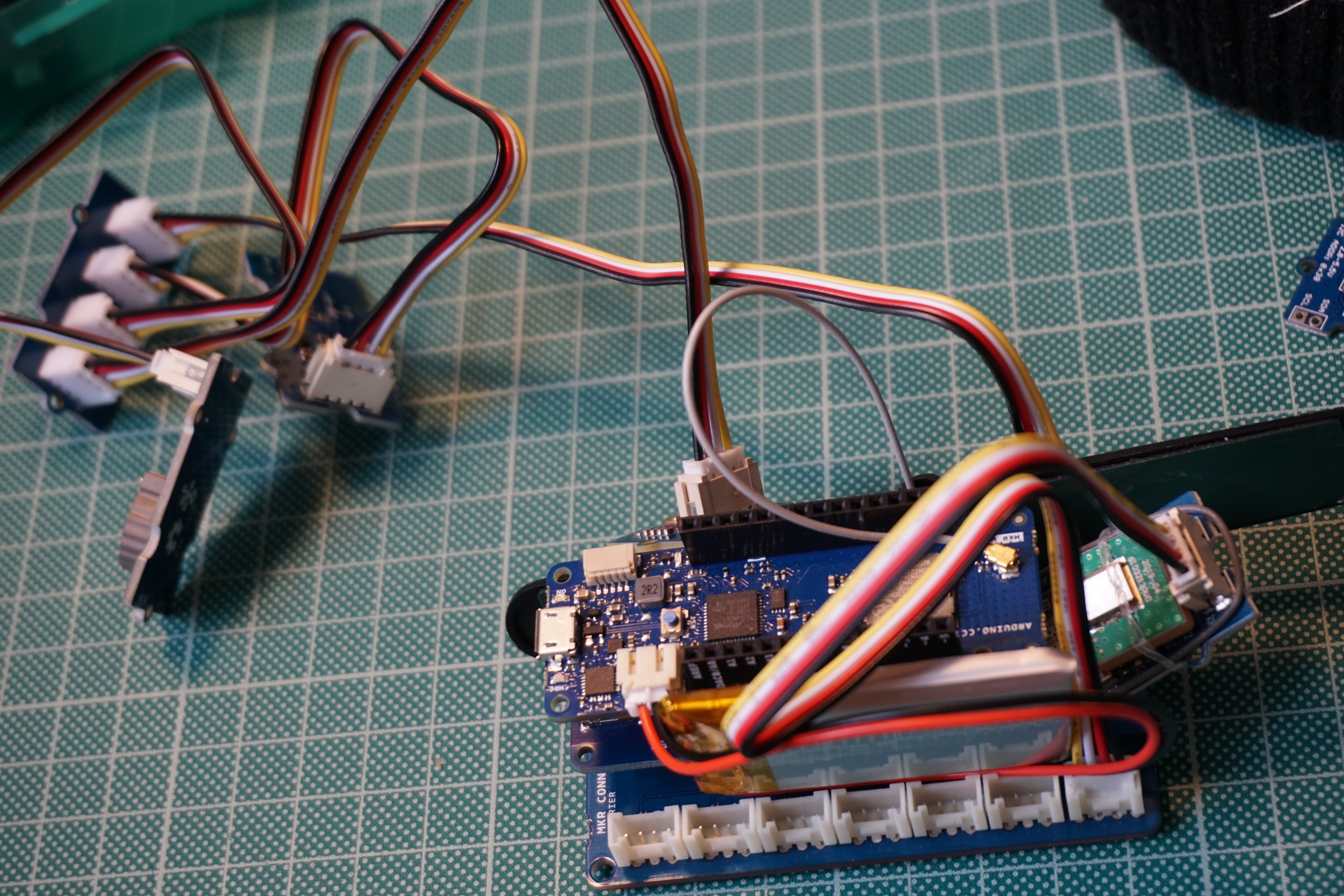 Assembling Open Technology components for sketching with sensors and GPS