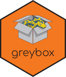 Hex sticker of the greybox package for Python