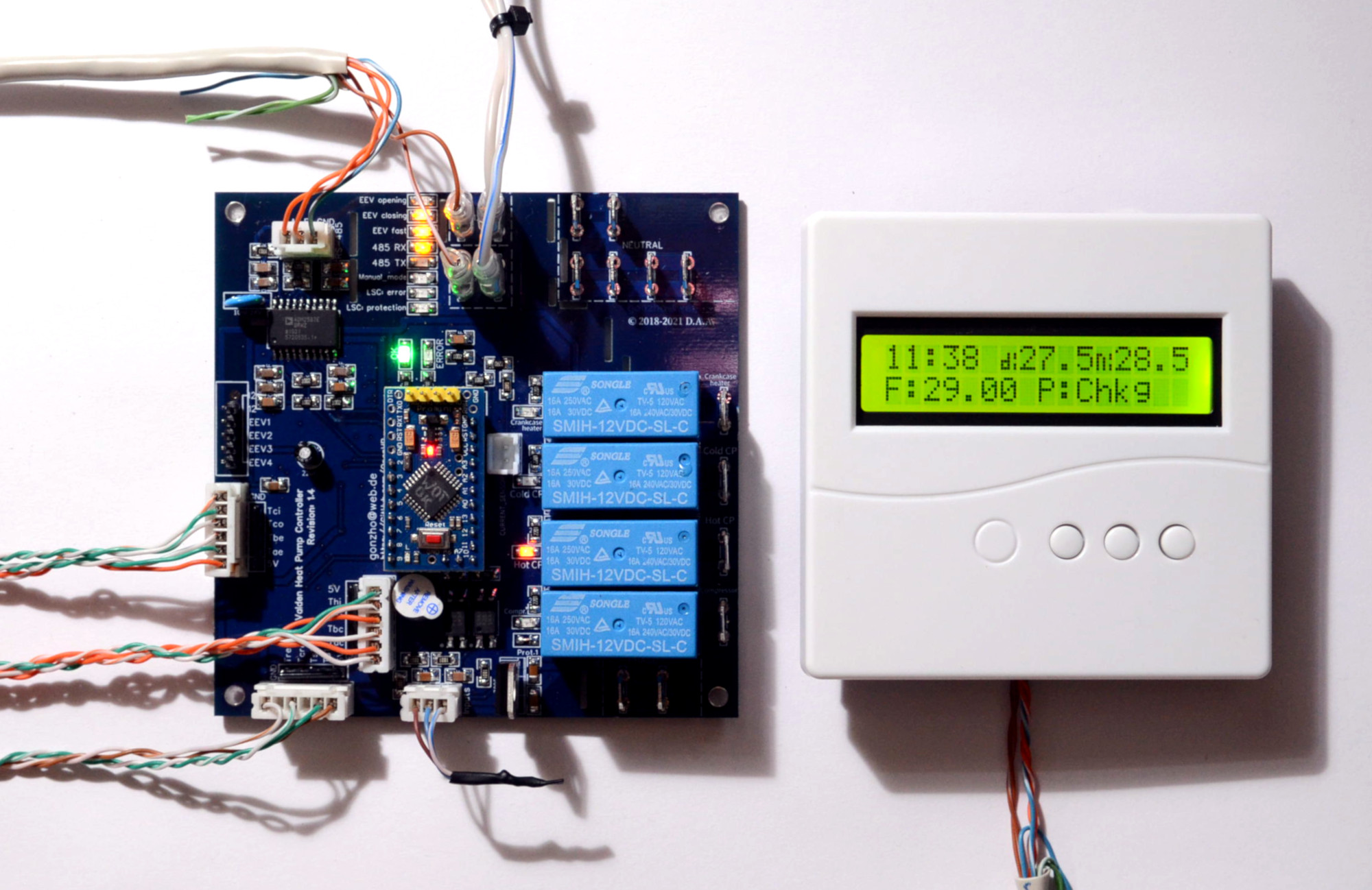 HeatPumpController board, published by openhp