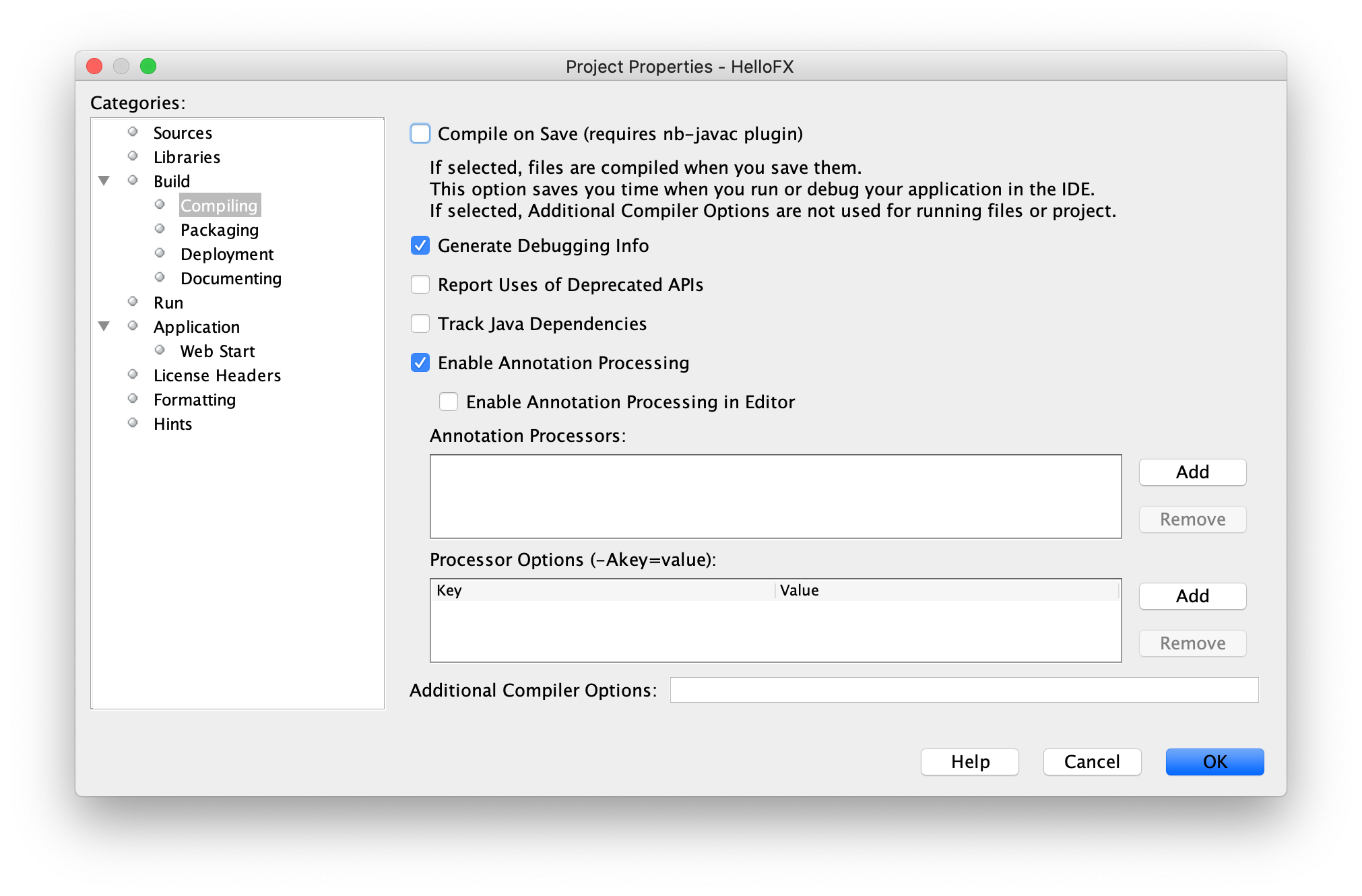 Remove option