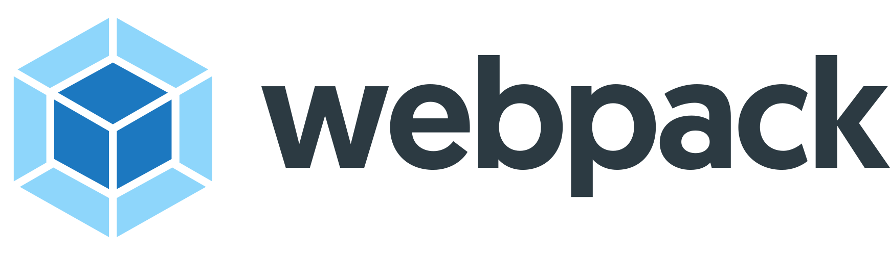webpack horizontal logo for light backgrounds