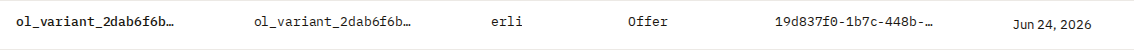 Created Erli offer row in OpenLinker Listings