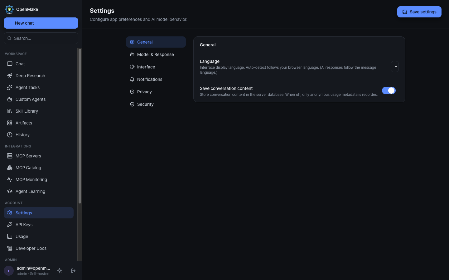 OpenMake interface archive from 2026-07-02