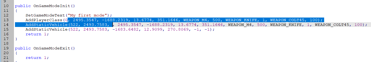 After duplicating a multi-line-spanning area with Ctrl+D.