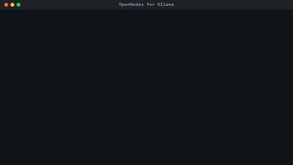 OpenNodes for Ollama: one endpoint for local, LAN and verified public models