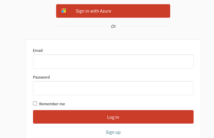 Login with Azure