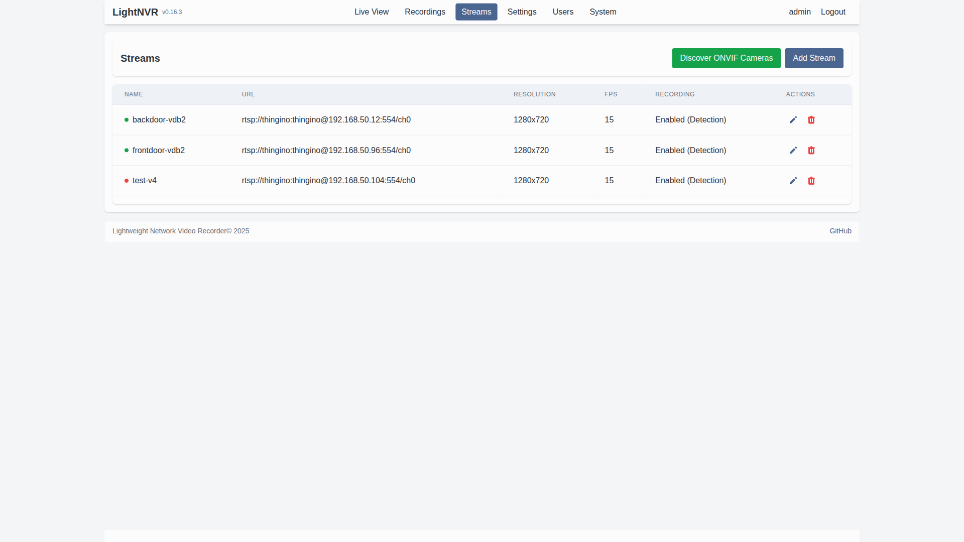 Stream Management