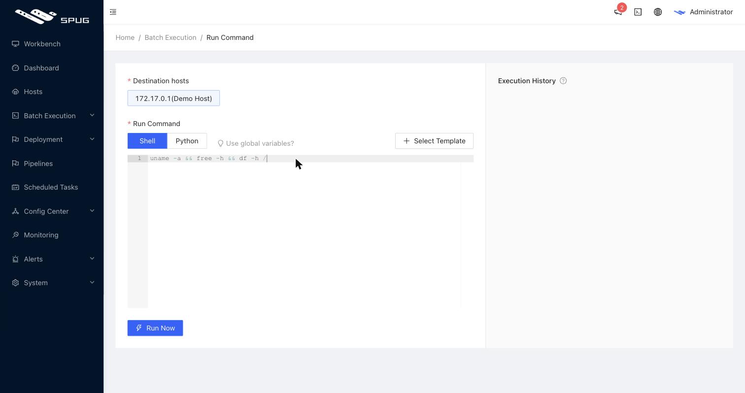 batch execution