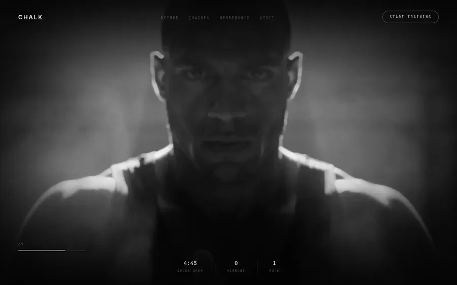 Chalk — strength training hero