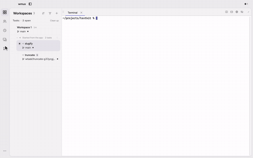 The Git page lists a repo's pull requests led by #12, whose CI is failing; its detail shows the failed check test (node 22), its failure log and the diff
