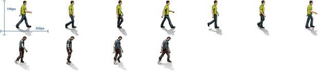 Sprite showing zombification