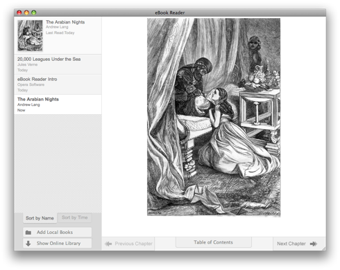 The eBook Reader Widget
