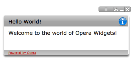 Hello World! when hovered