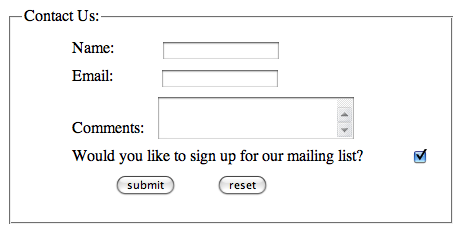 the third and final form example