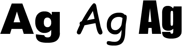 Arial Black, Comic Sans MS, and Impact.