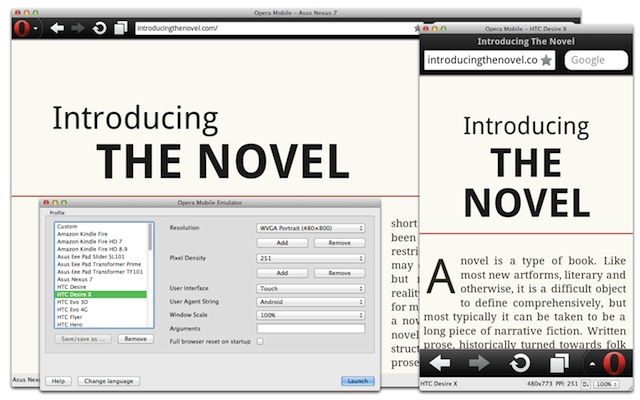 Multiple instances of Opera Mobile Emulator