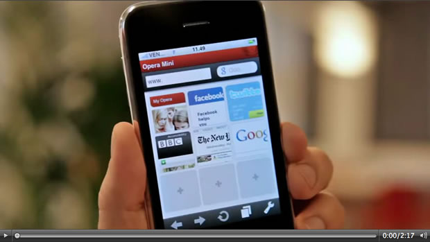 video player with WebM and H 264 formats available, and Flash fallback