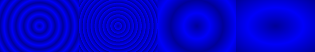 Repeating radial gradient examples