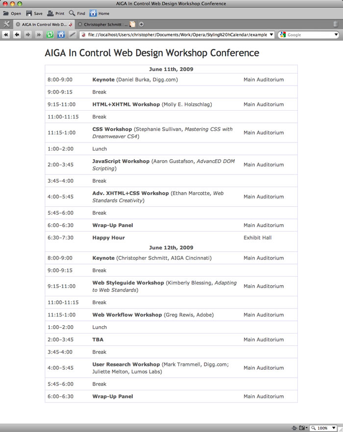 Light coloured border around the content in table cells