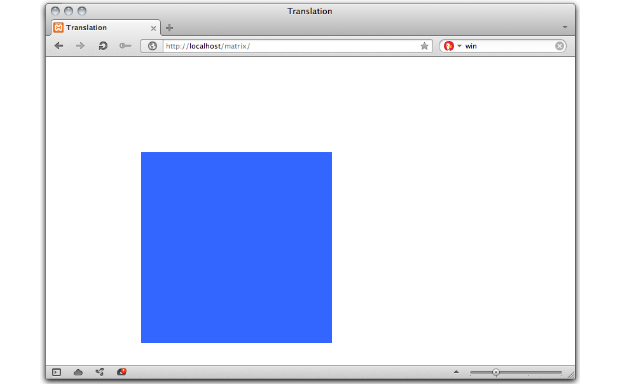 A 4 by 4 matrix, with the values sx, sy, sz, and 1 on the diagonal.
