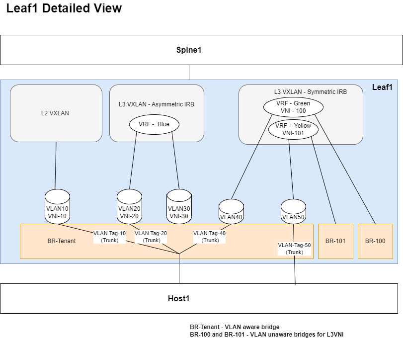 OPI EVPN Bridge Diagram for Leaf1_Detailed_View
